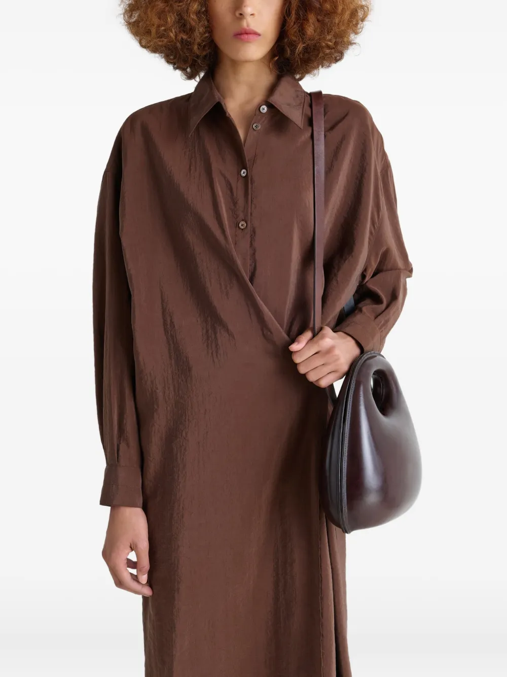 LEMAIRE Egg shopper - Bruin