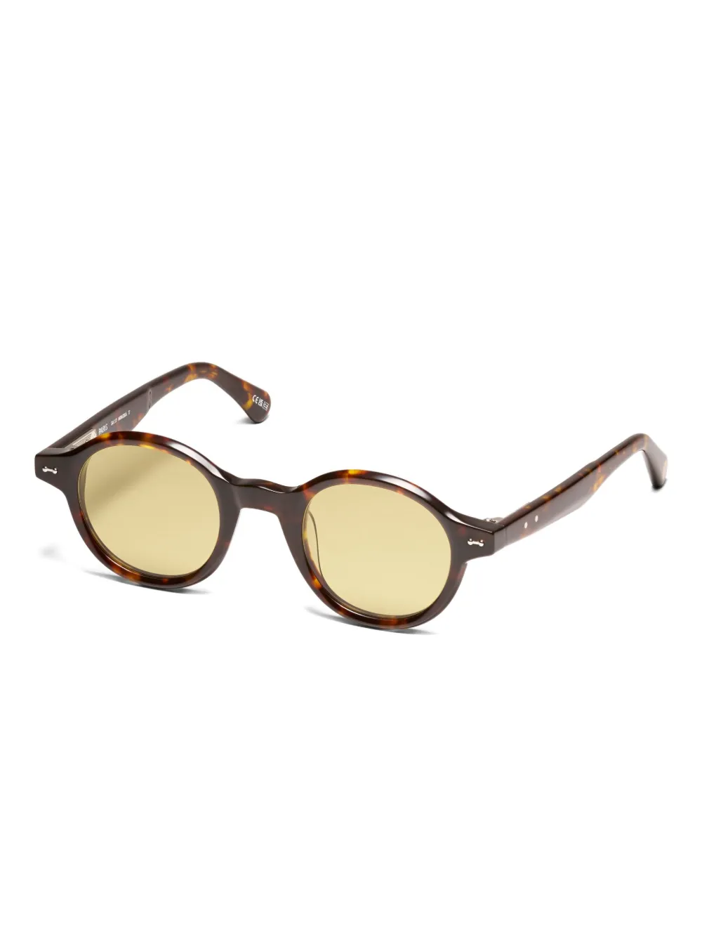 Peter & May Walk tortoiseshell-pattern round-frame sunglasses - Bruin