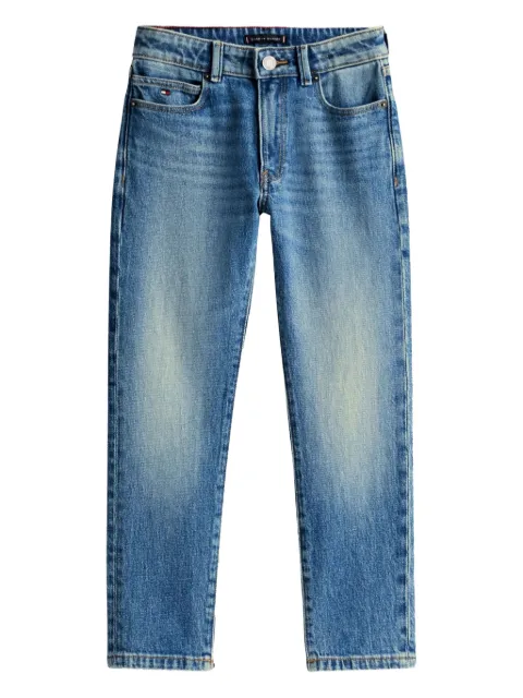 Tommy Hilfiger Junior logo-embroidered jeans