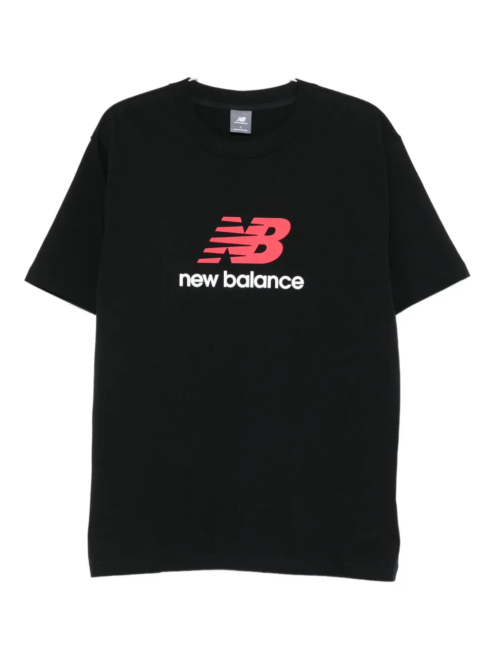 New Balance logo-print T-shirt - Nero