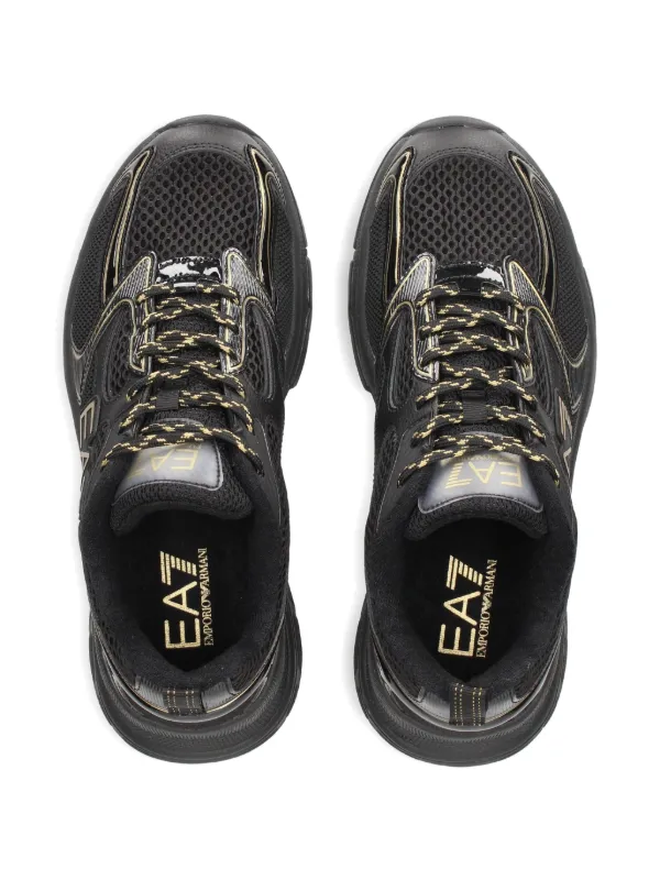 Ea7 Emporio Armani Predator Logo Mesh low-top Sneakers Black FARFETCH PH