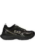 Ea7 Emporio Armani Predator logo mesh low-top sneakers - Black