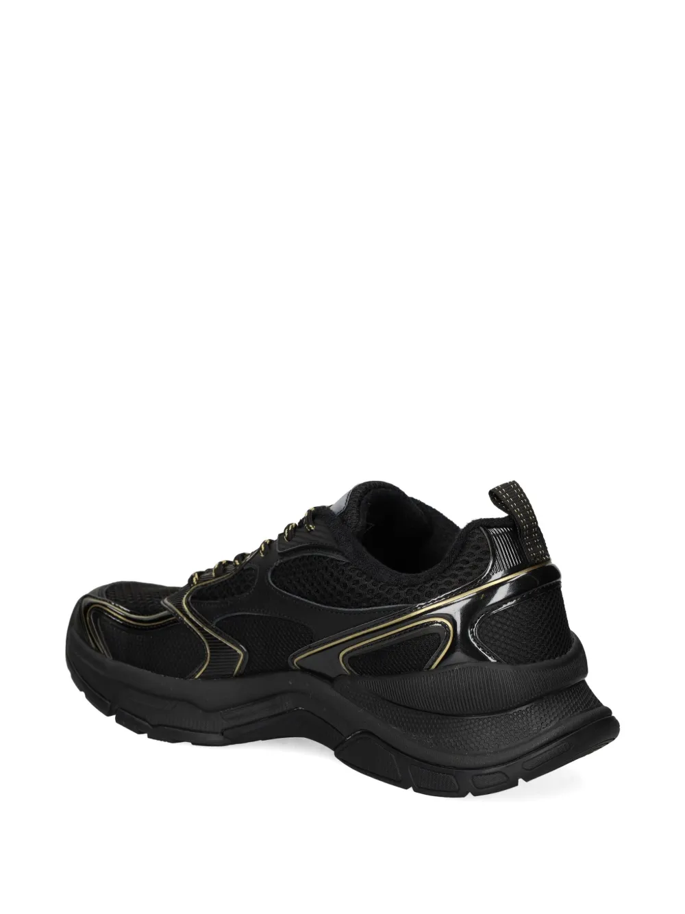 Ea7 Emporio Armani Predator logo mesh low-top sneakers Black