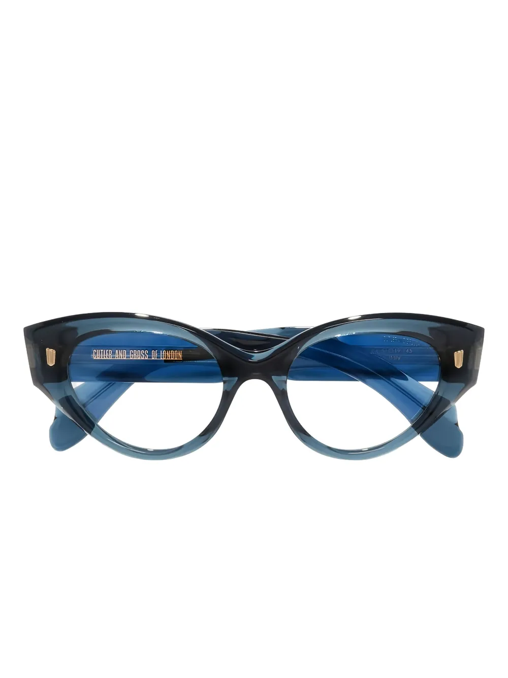 Cutler & Gross Bril met cat-eye montuur Blauw
