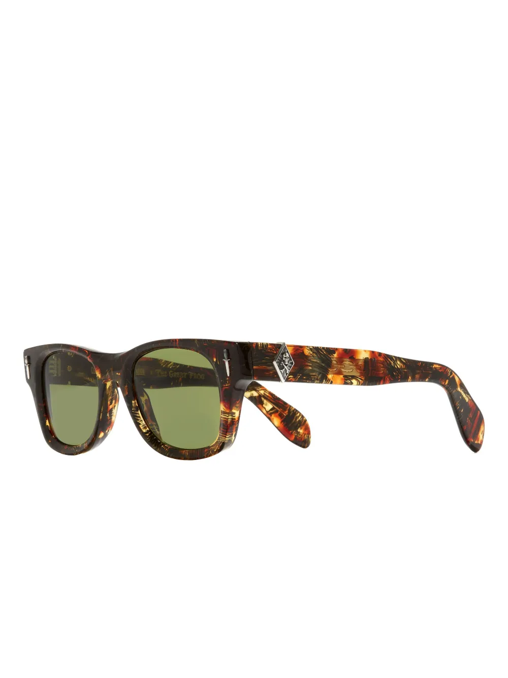 Cutler & Gross skull-detail sunglasses - Bruin