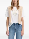 Joop! Tomma sequin-embellished logo top - White