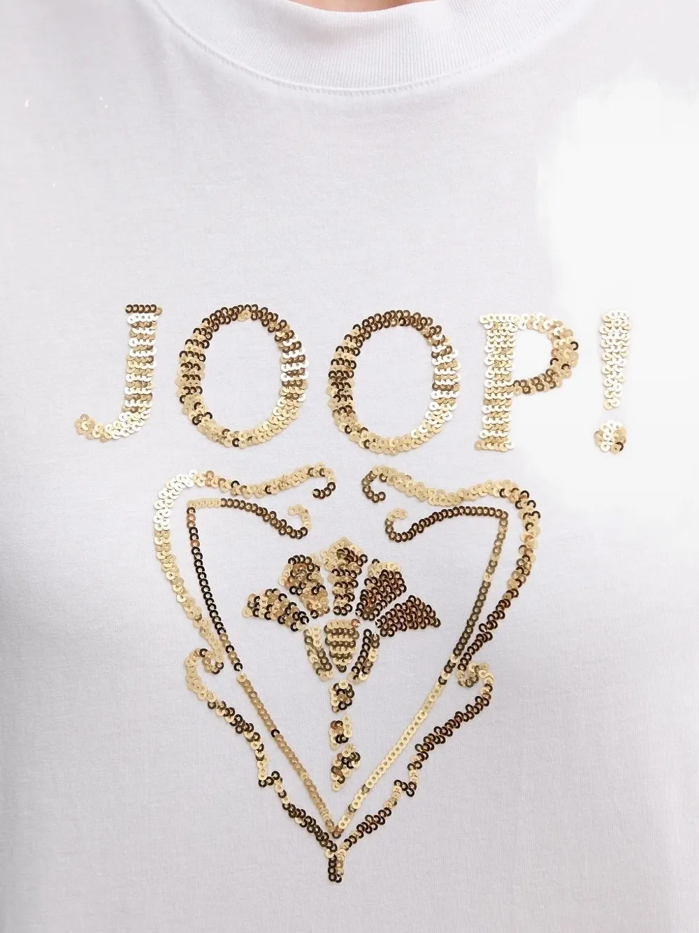 Joop Tomma Sequin-embellished Logo Top In Multi