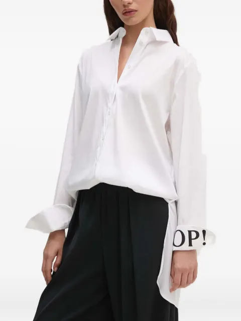 Joop! logo-detail long-sleeve shirt