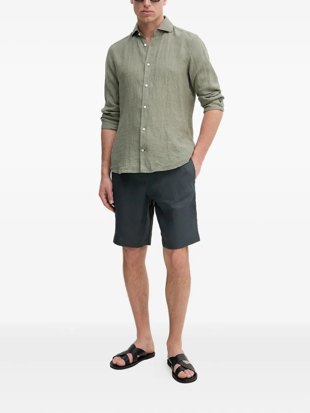 Joop! long-sleeve linen shirt | Image 2