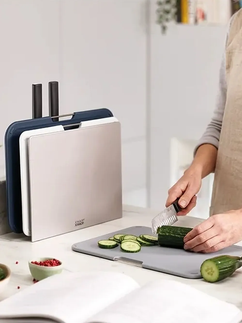 Joseph Joseph Nest™ knife and chopping board (set of three) | Coffee Table Books | Image 2