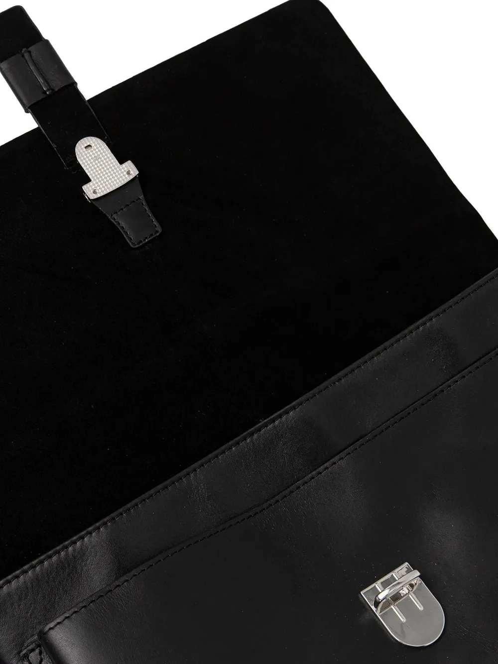 Joop! leather flap-closure shoulder bag Zwart