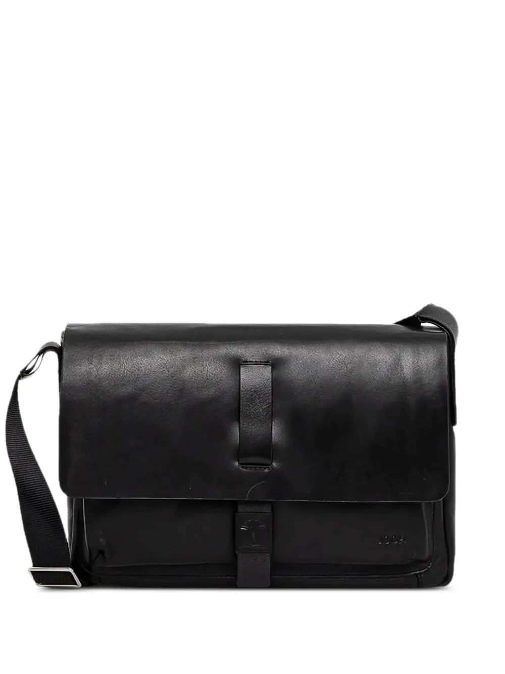 Joop! leather flap-closure shoulder bag Zwart