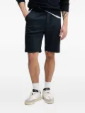 Joop! graphic-pattern drawstring shorts - Blue