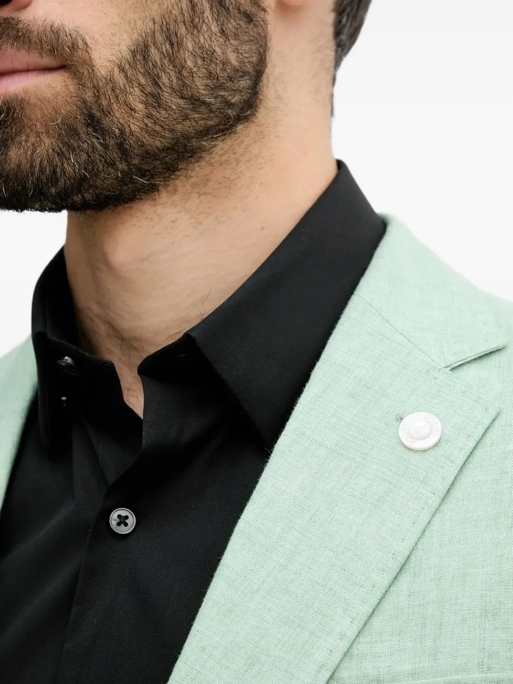 Joop! Hoverest blazer met knopen Groen