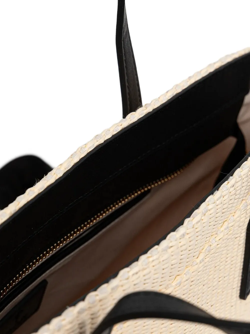 Joop Raffia-texture Embroidered Tote Bag In Neutral