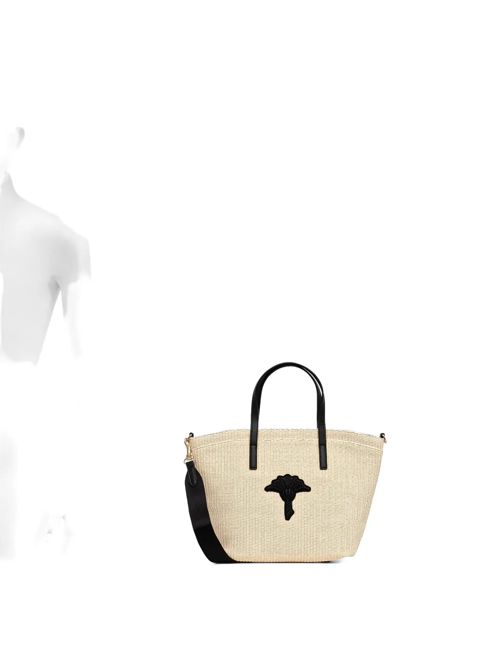 Joop Raffia-texture Embroidered Tote Bag In Neutral
