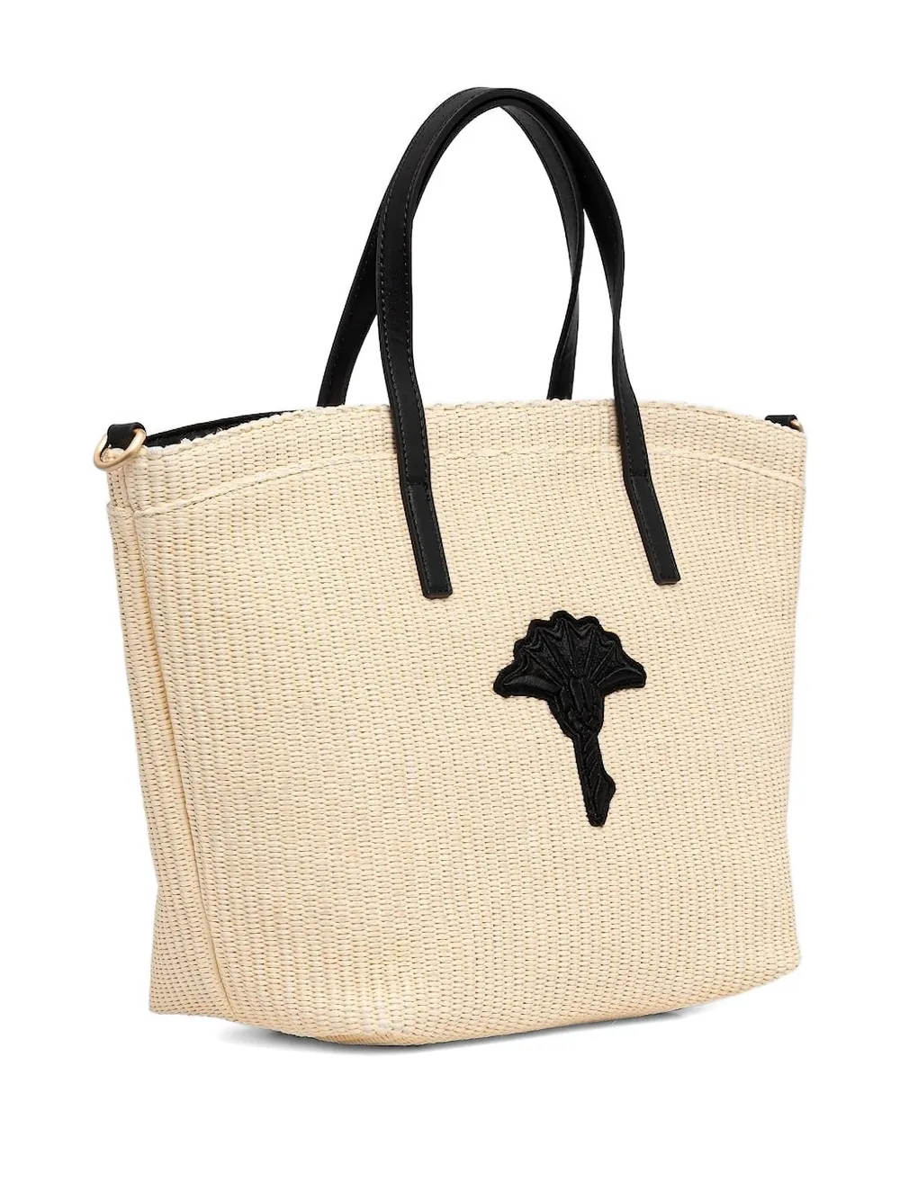 Joop Raffia-texture Embroidered Tote Bag In Neutral