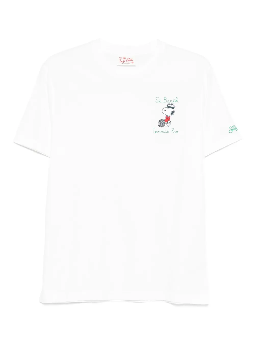MC2 Saint Barth T-shirt met Snoopy-print Wit