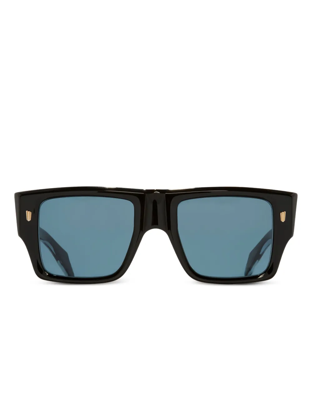 Cutler & Gross 1414 zonnebril met vierkant montuur Zwart