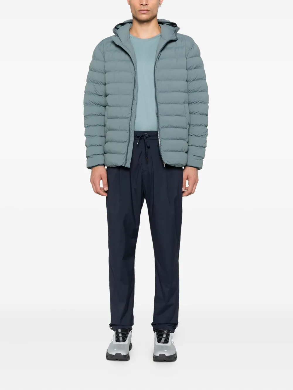 Herno Plooibroek met trekkoord - Blauw