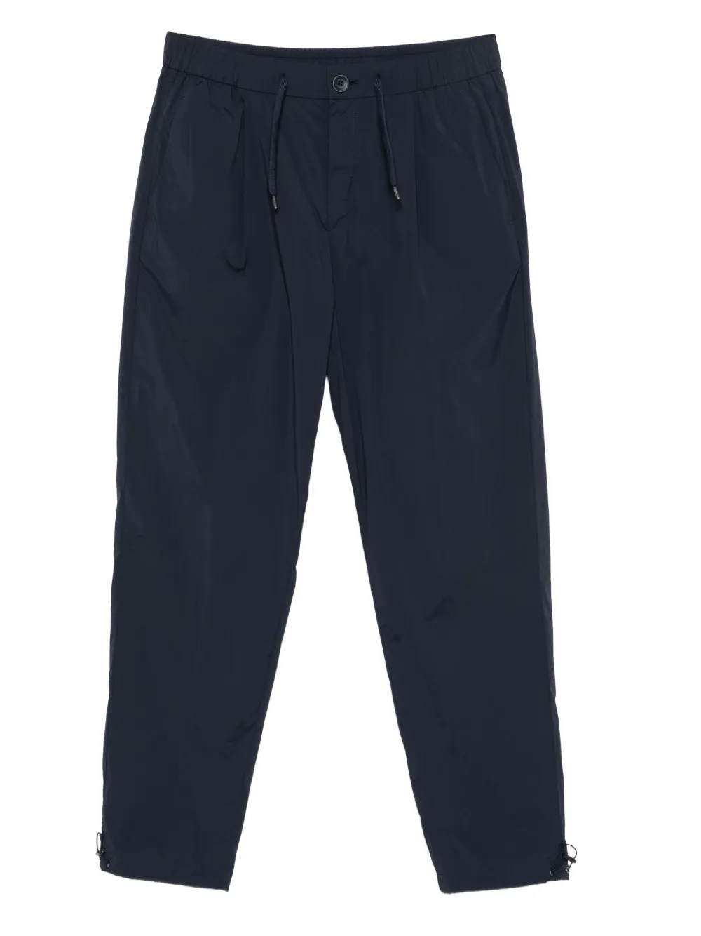 drawstring pleated trousers