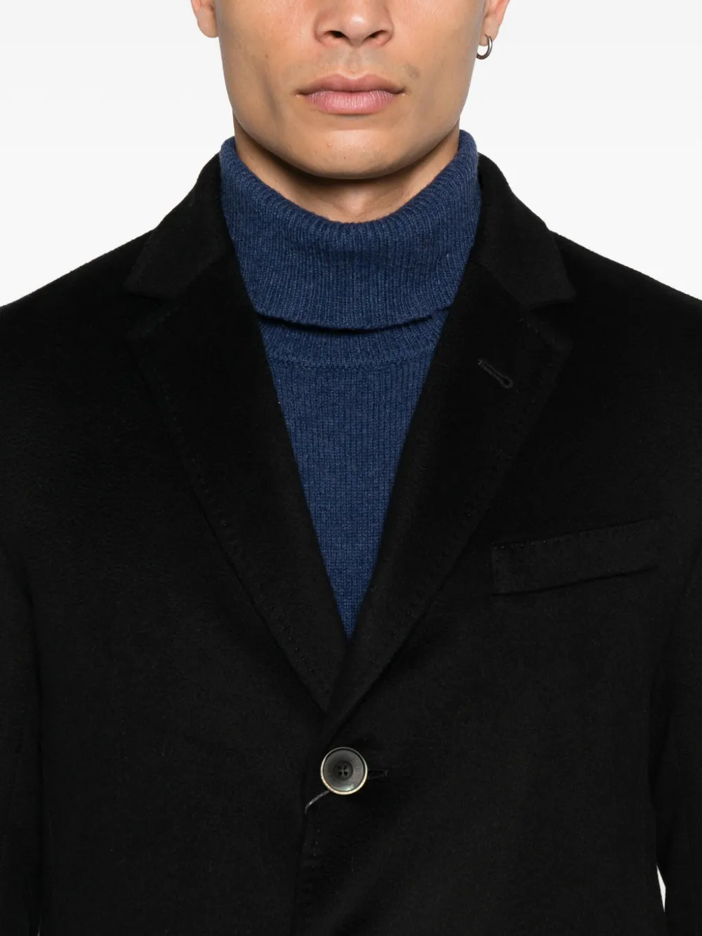Detachable-Liner Button Coat