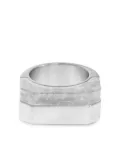 Rick Owens Double Crystal Hollywood ring - Silver