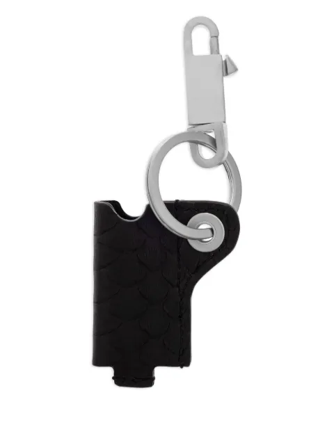 Rick Owens python-skin keyring