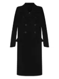Rick Owens double-breasted wool coat - Black