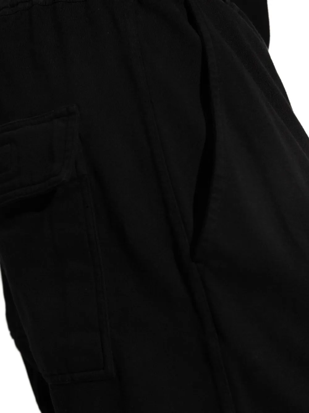 Rick Owens DRKSHDW cotton drop-crotch trousers Zwart