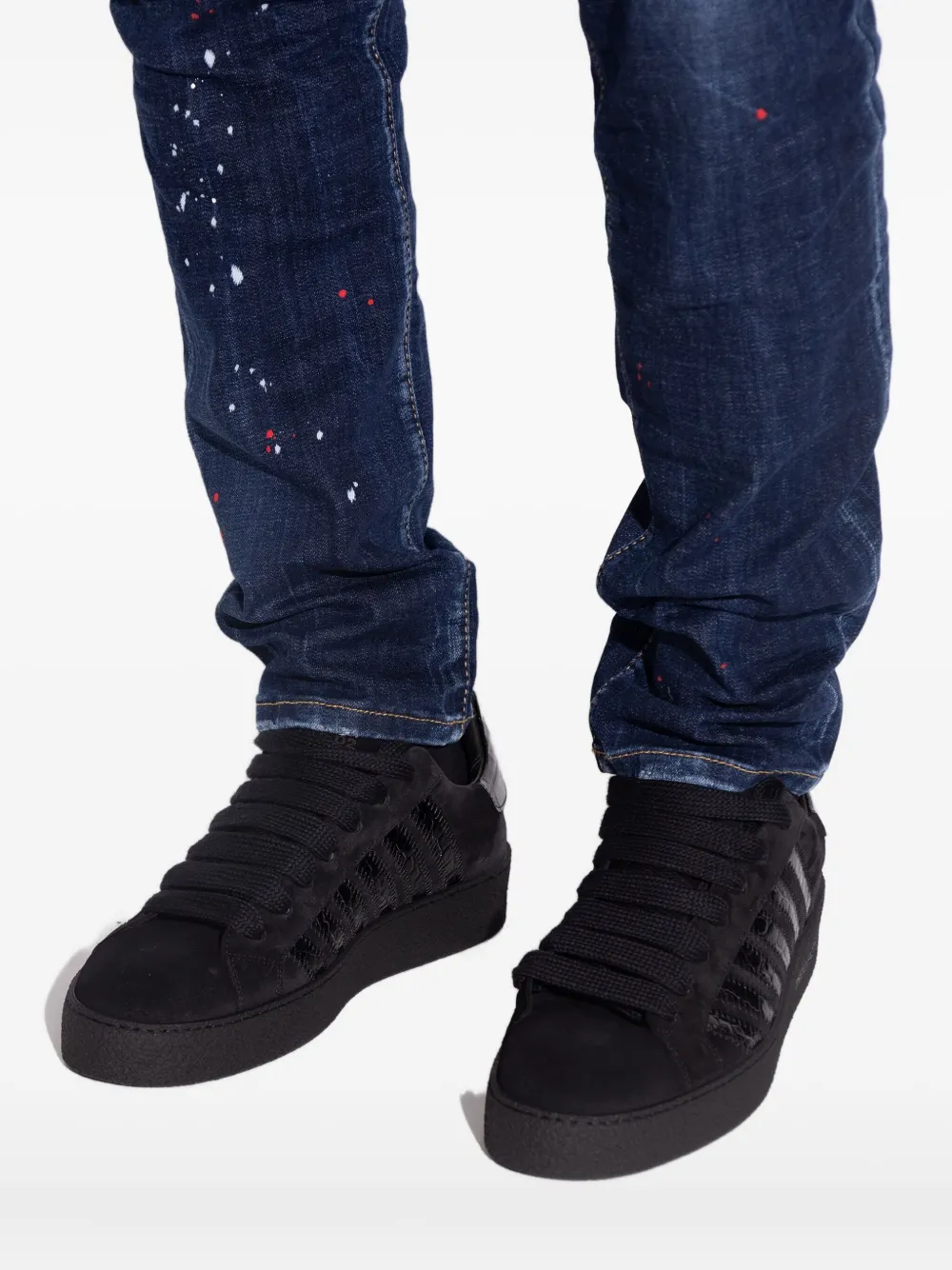 DSQUARED2 panelled sneakers Black