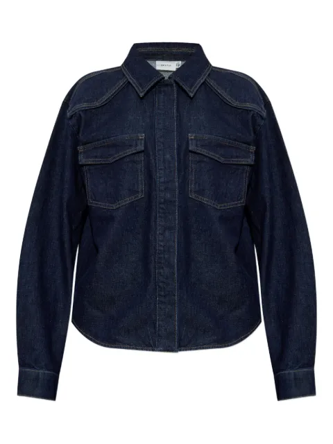 Gestuz Jeanshemd mit doppelter Tasche
