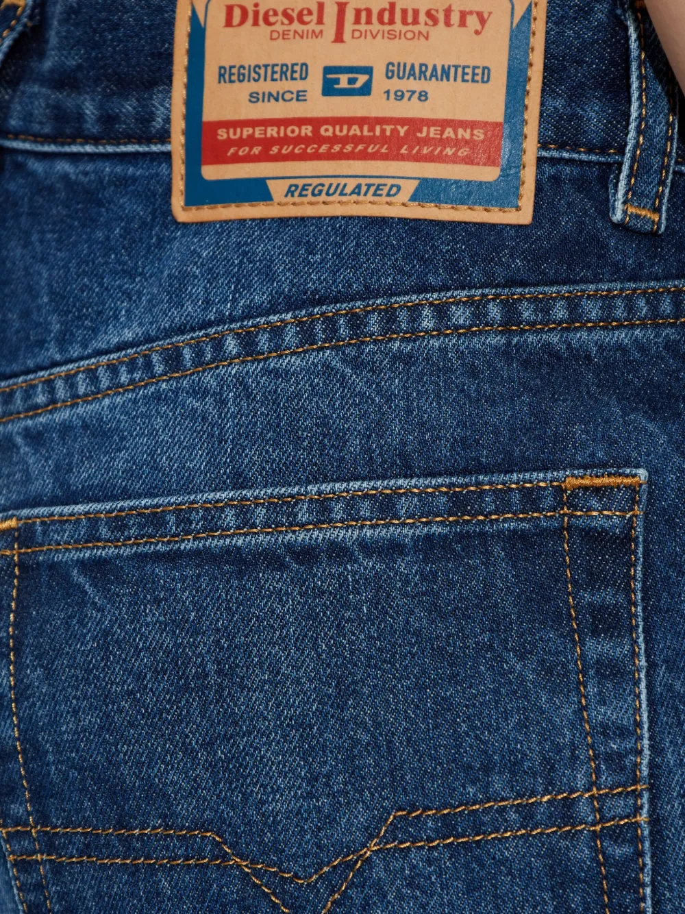 Diesel 1971 D-SEND 09i27 katoenen jeans Blauw