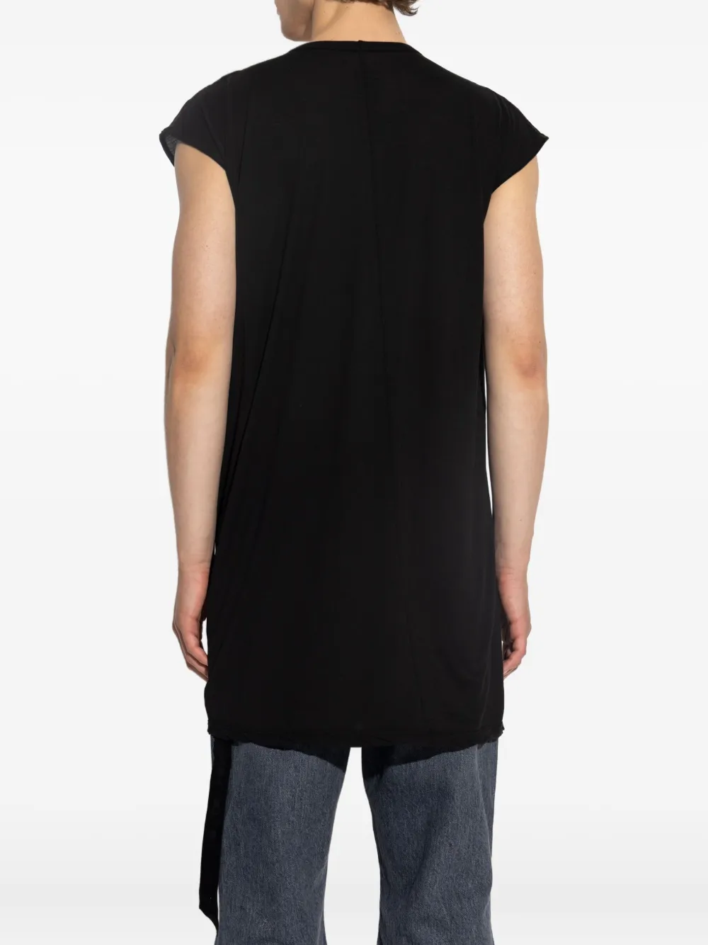 Rick Owens DRKSHDW Mouwloze top met diepe V-hals Zwart
