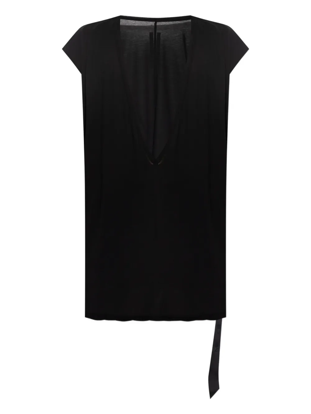 Rick Owens DRKSHDW Mouwloze top met diepe V-hals Zwart