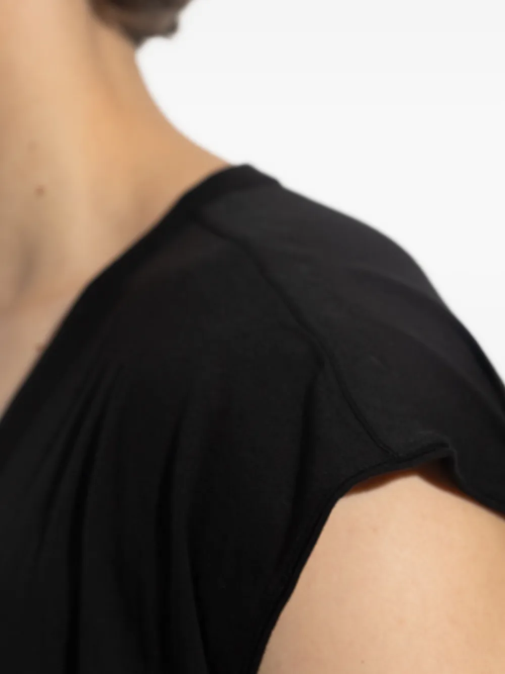 Rick Owens DRKSHDW Mouwloze top met diepe V-hals Zwart