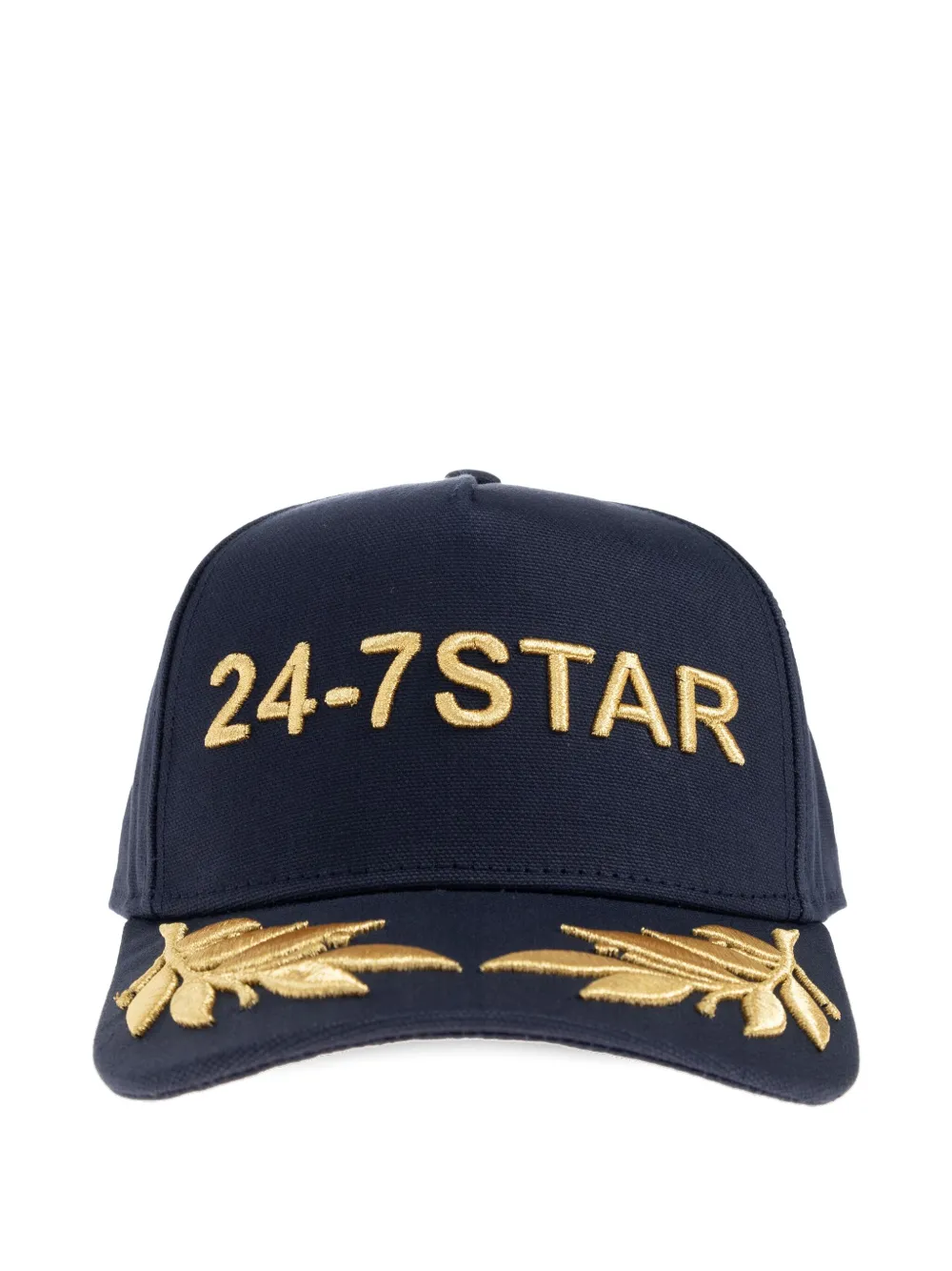 DSQUARED2 24-7 Star leaf-embellished cap Blauw