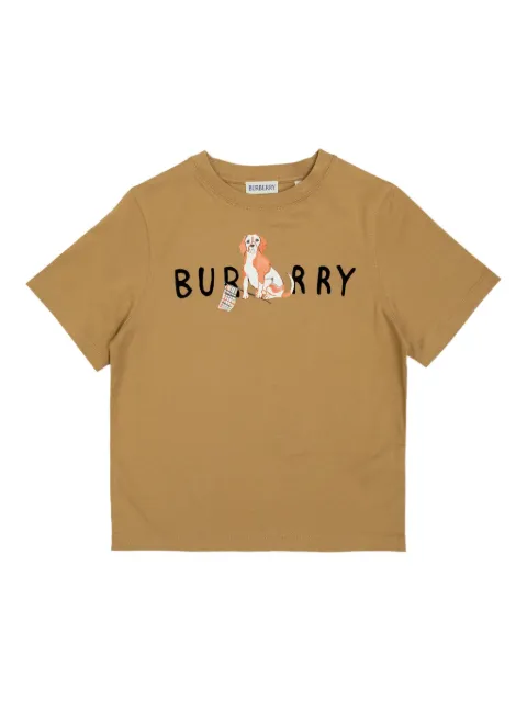 Burberry Kids dog-print T-shirt