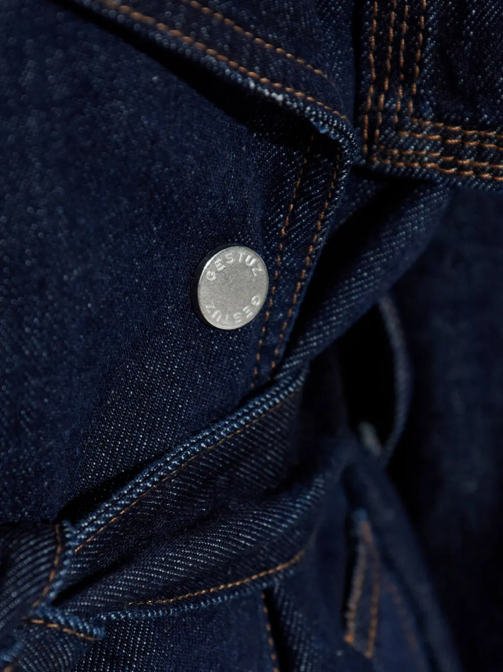 Gestuz GZsummer denim jack met ceintuur Blauw
