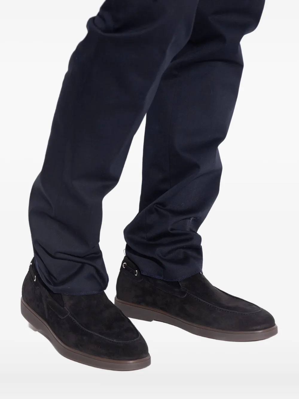 Giuseppe Zanotti logo-plaque loafers Black