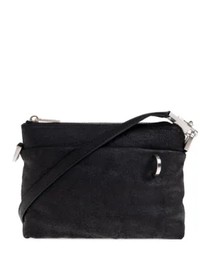 極美品✨リックオウエンス　ショルダーバッグ　オールレザー　ブラック　ユニセックス Rick Owens CLUB POUCH リックオウエンス クラブポーチ レザー