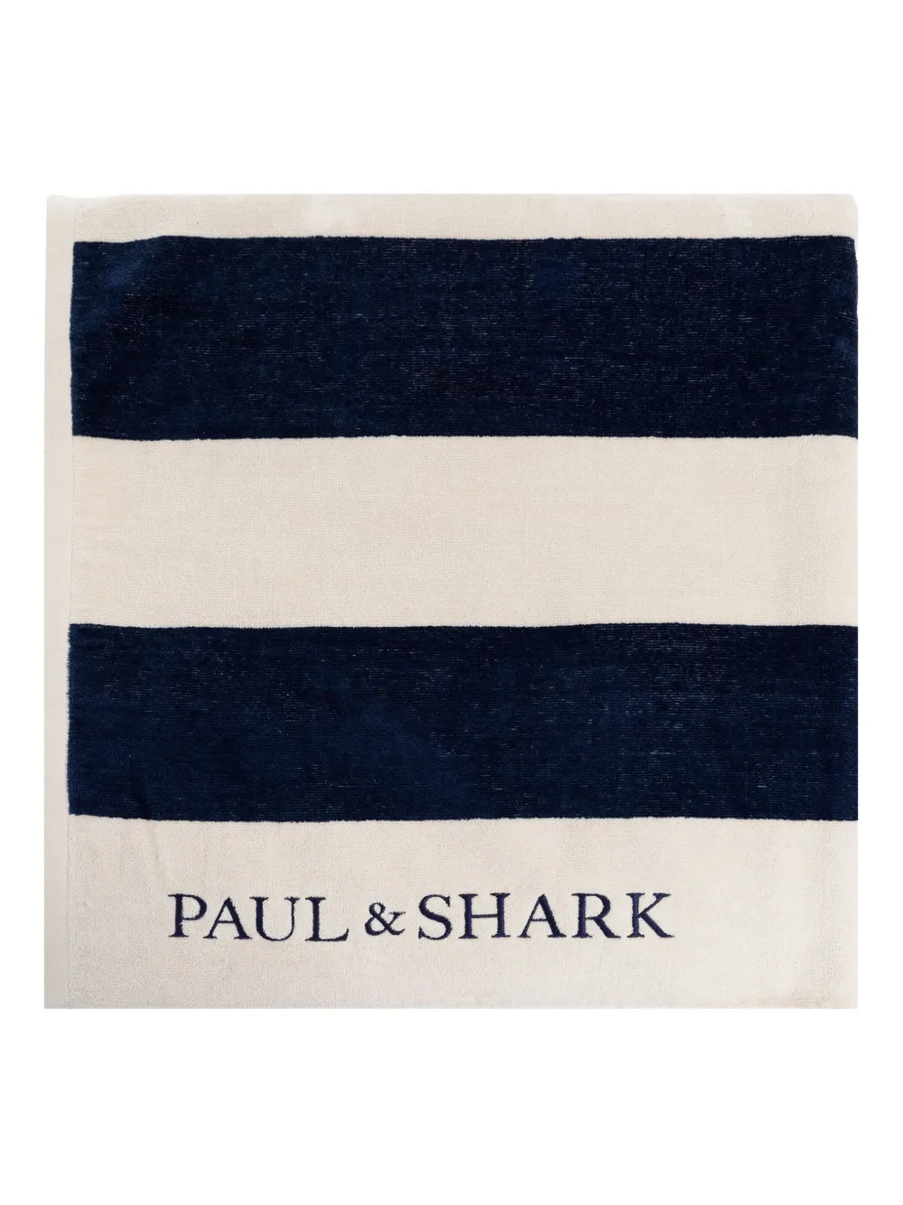 Paul & Shark Striped Beach Towel In Blue