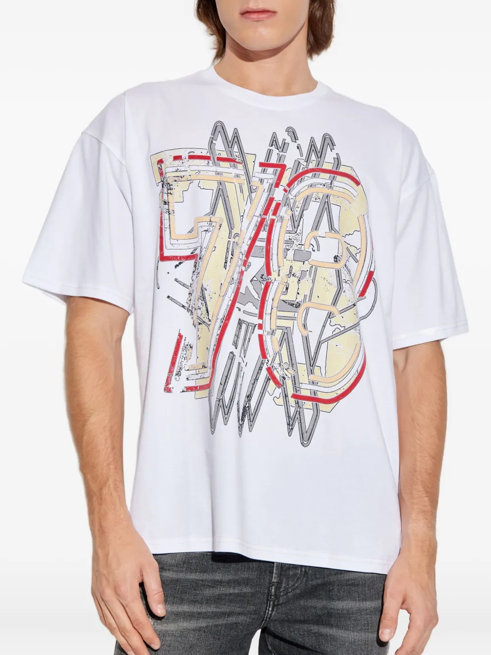 Diesel Boxt T-shirt Wit