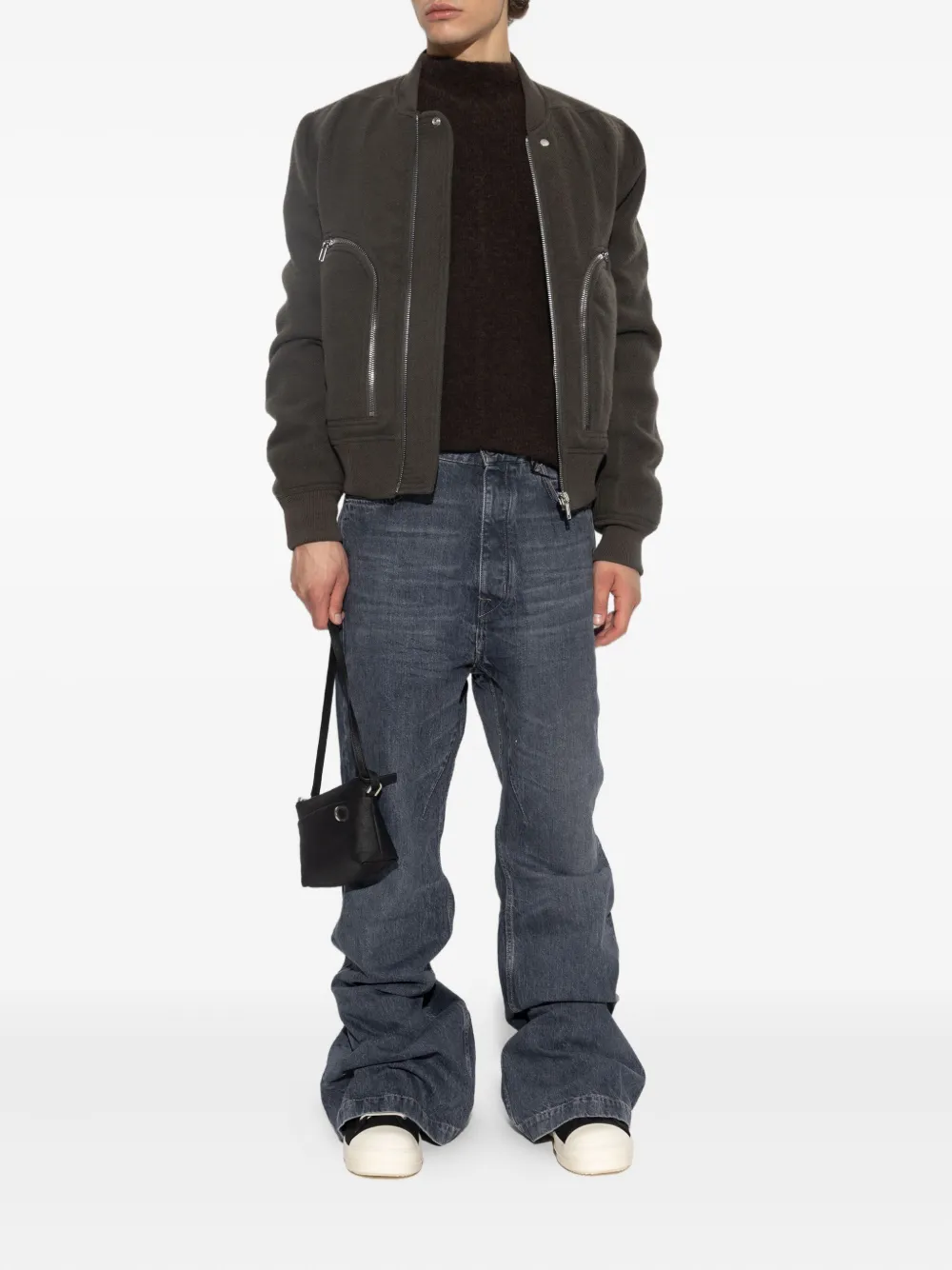 Rick Owens DRKSHDW cotton jeans Blauw