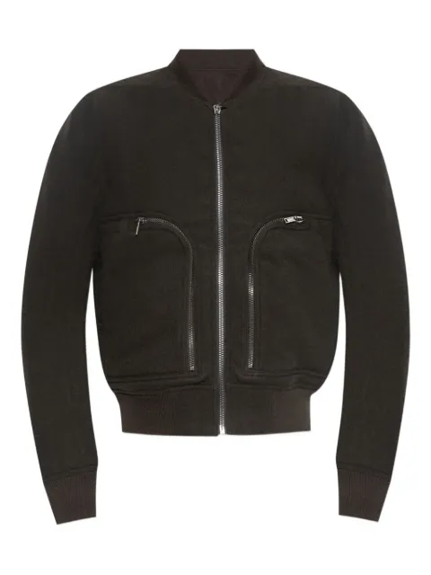 Rick Owens zip-fastening pocket bomber jacket