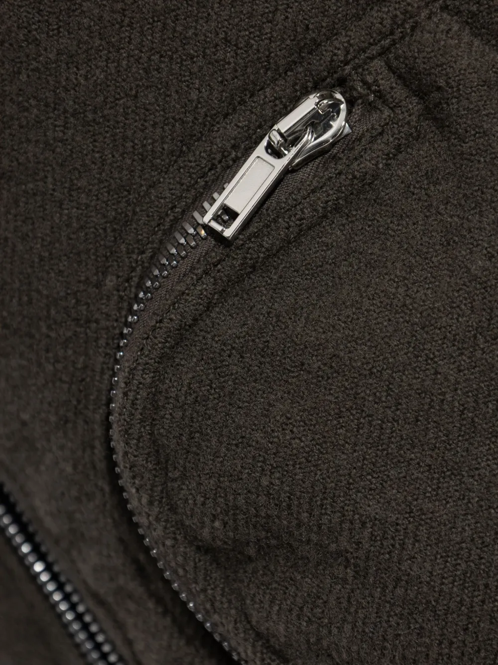 Rick Owens zip-fastening pocket bomber jacket Grijs