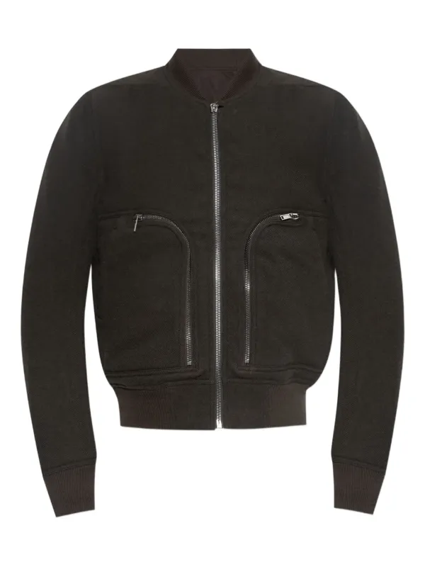 Rick Owens zip-fastening Pocket Bomber Jacket | Grey | FARFETCH