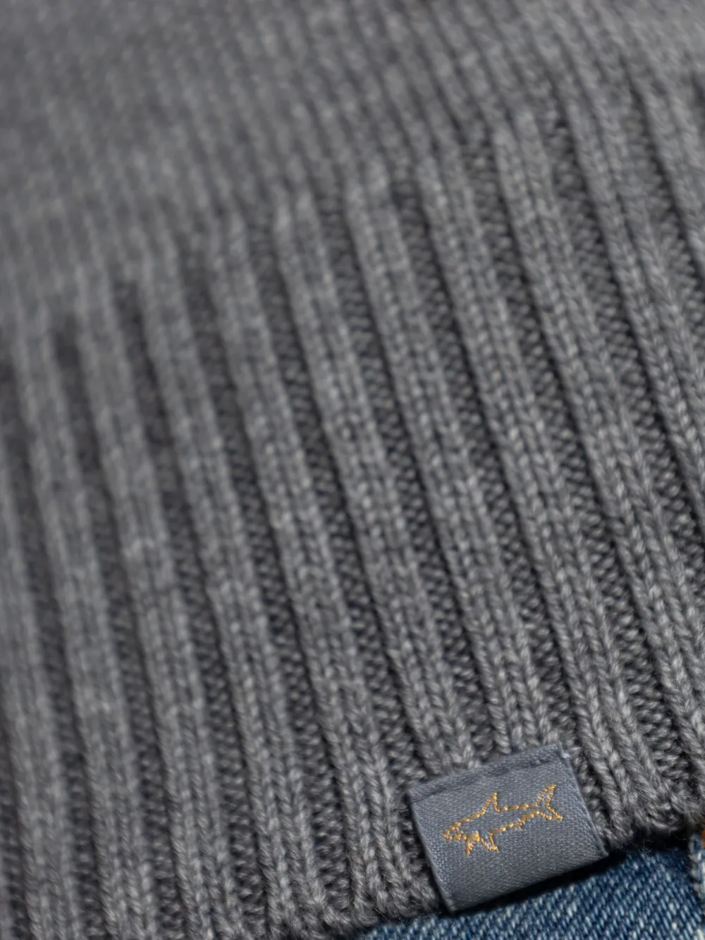 Paul & Shark turtleneck wool sweater Grijs