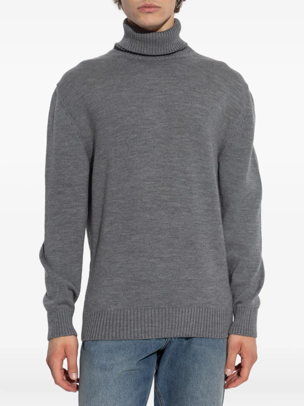 Paul & Shark turtleneck wool sweater Grijs