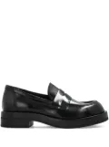 AGL penny-leather loafers - Black